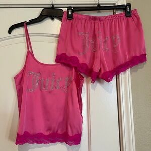 Juicy Couture Fuchsia and Pink Pajama Set